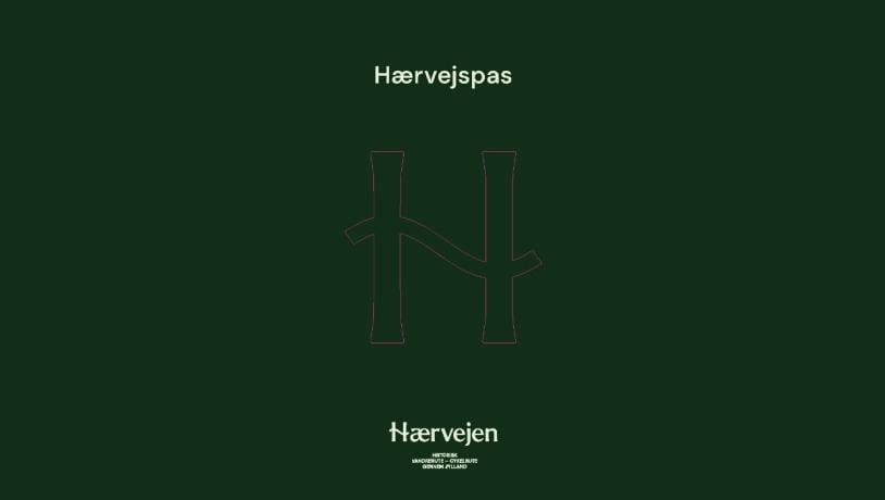 Die Vorderseite des Hærvejs-Passes