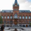 Das Rathaus und Rathausplatz in Vejle 