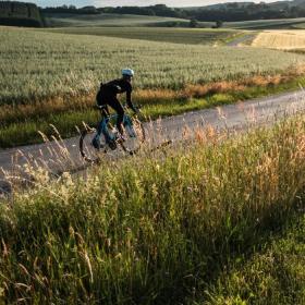 Cykeltur i naturen udenfor Vejle