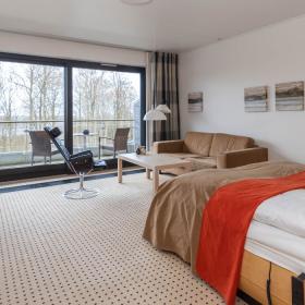 Doppelzimmer mit Aussicht im Munkebjerg Hotel in Vejle